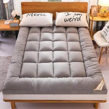5/7 Feet Deluxe Mattress Topper [ash colour]