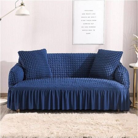 3 seater sofa cover royel blue