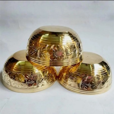 পিতলের নকশা বাটি- Pure Brass Design Bowl