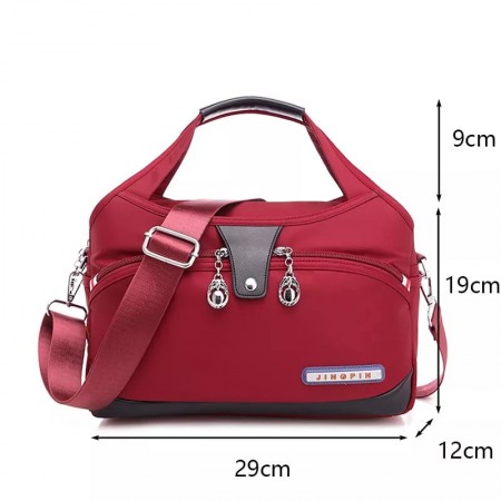 Fashion Multifunctional large capacity handbag (RED)