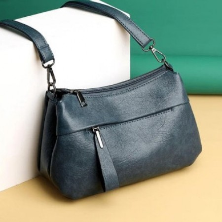 Crossbody bag Atipasial leather ( Army green )