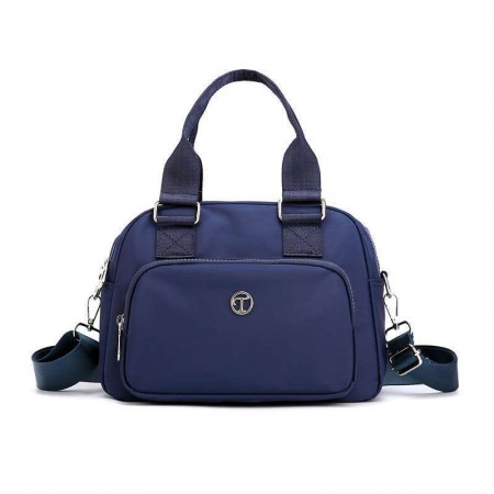 Luxury Bag Waterproof Nylon Shoulder Ladies Travel Crossbody ( Dark blue Color)