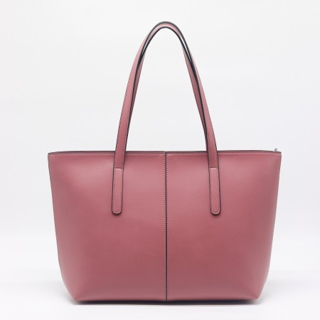 Luxury Hand Bag atypical leather  (pink)