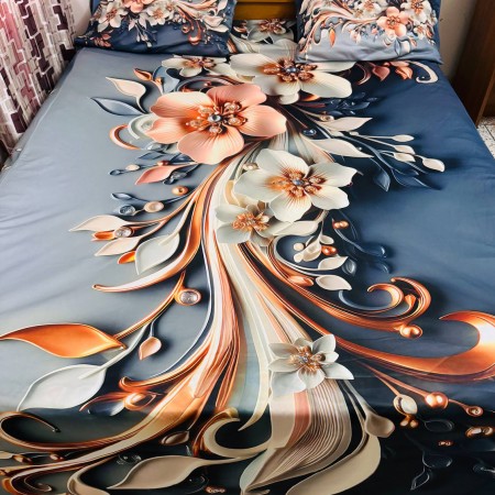 China Premium 3D Design Bed Sheet 1