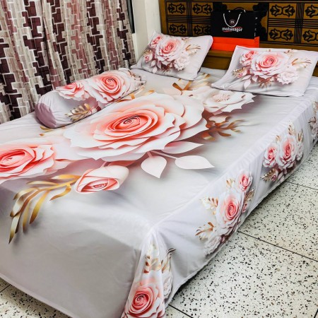China Premium 3D Design Bed Sheet 9