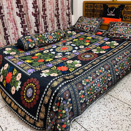 China Premium 3D Design Bed Sheet 10