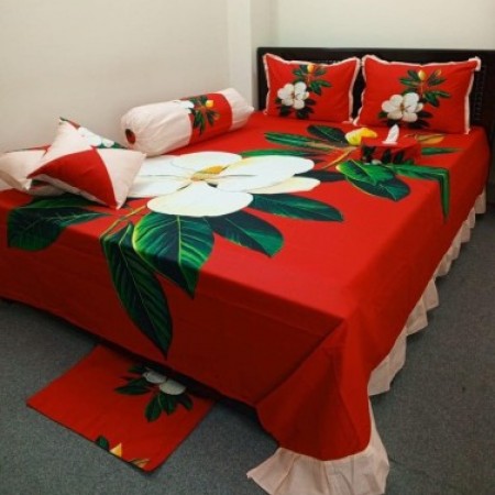 8 pieces king size Panel Bedcover set (8pcs Set)-4079