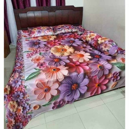 Premium 3D Design Bed Sheet 17