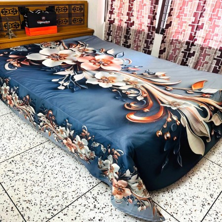 101 Premium 3D Design Bed Sheet