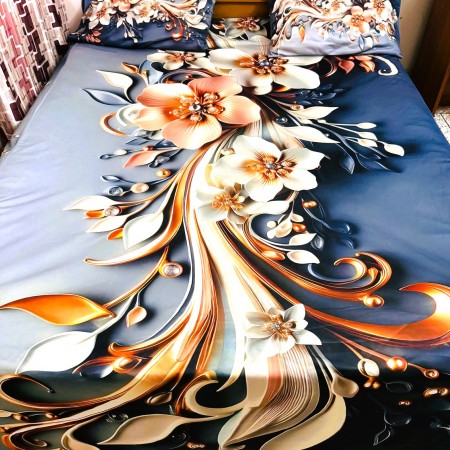 Premium 3D Design Bed Sheet 1