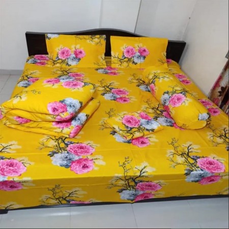 cotton 5 piece combo bed set 211