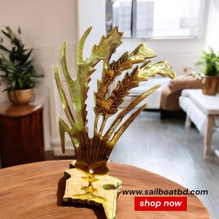 Large Brass  Dhaner Shish 10"/ পিতলের ধানের শীষ ১০"