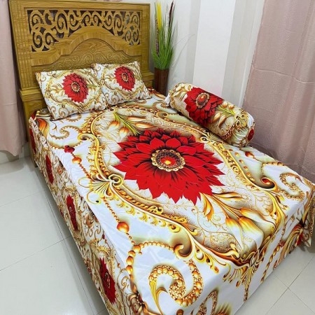 Premium 3D Design Bed Sheet 8