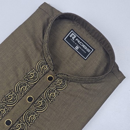 PK-2 Premium Pakistani Embroidered Exclusive Cotton Punjabi