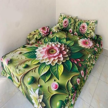 Premium 3D Design Bed Sheet C-625