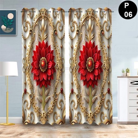 3D প্রিন্টের এক্সক্লোসিভ পর্দা ২ পিস P 06