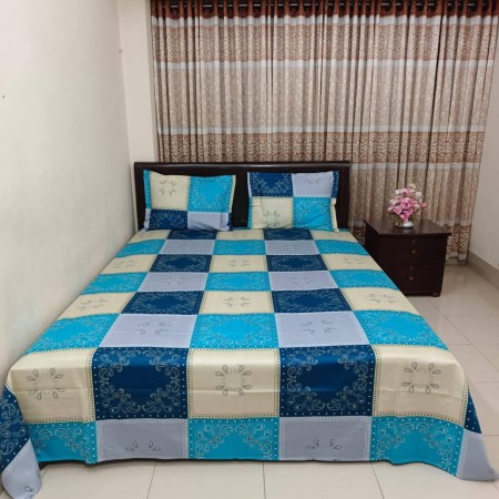 K-13 Premium King Size 3 Pcs Set Bedsheet (100% cotton )