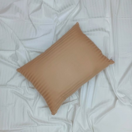 Shimul Tula Pillow (18/24 Inch)  100% Cotton Single Piping Chain System-brown