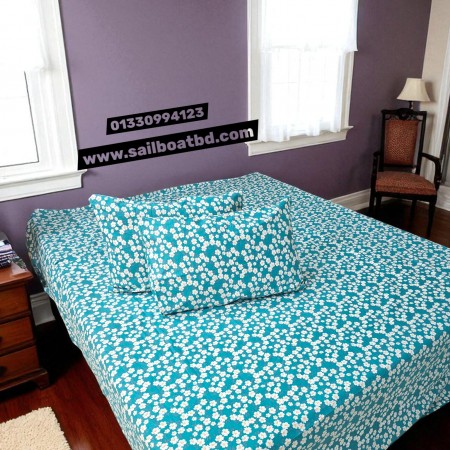 H-2 Premium cotton bedsheet 3 pcs set