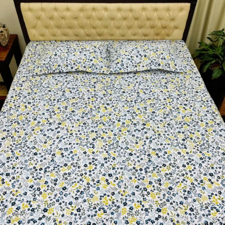 H-20 Premium cotton bedsheet 3 pcs set