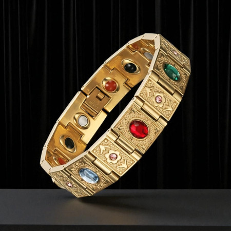 Multi Stone Magnet Bracelet