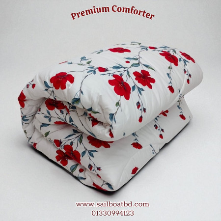 CO-07 Finest Quality Super King Size  Luxury Comforter (7/8 ft)