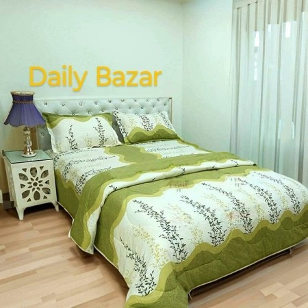 olive Cotton Fabrics 5 piece combo bed set 213