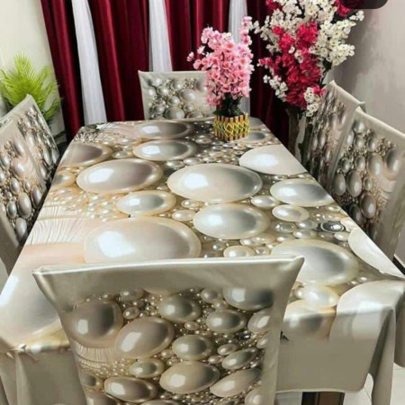Code M-10 China Premium 3D Print Table Cloth Set