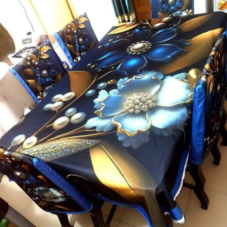 Code M-7 China Premium 3D Print Table Cloth Set