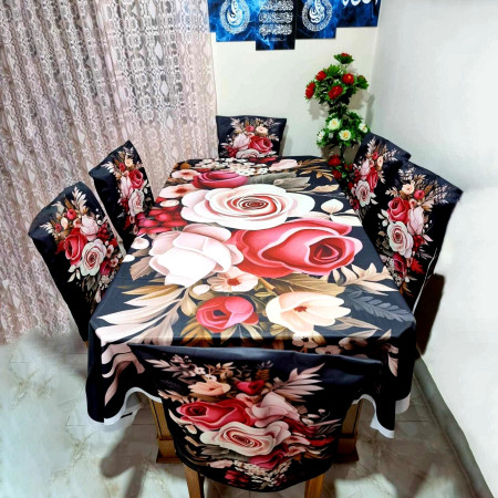 Code M-3 China Premium 3D Print Table Cloth Set
