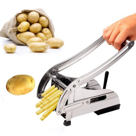 Stainless Steel French Fry Potato Cutter/Slicer - 2026