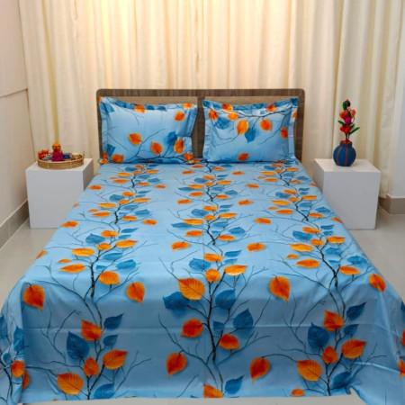 P-1 Luxury Twill Cotton Bedsheet King Size ( 3 pcs set)
