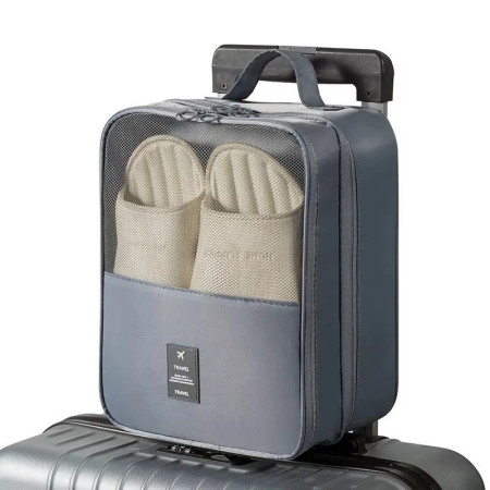 Waterproof travel shoe bag (Ash)